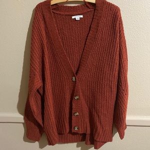 American Eagle Rust Cardigan